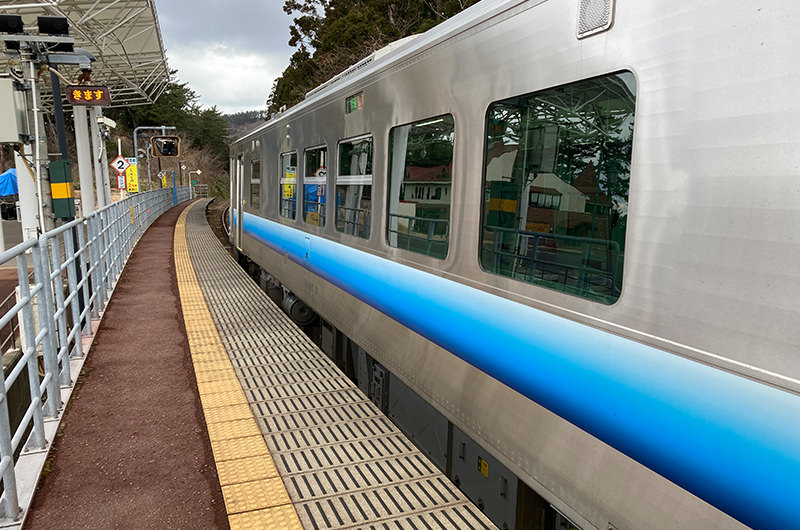 五能線 ウェスパ椿山駅