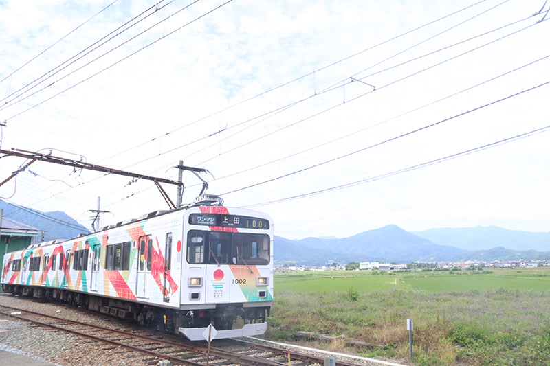 別所線　ラッピング車両