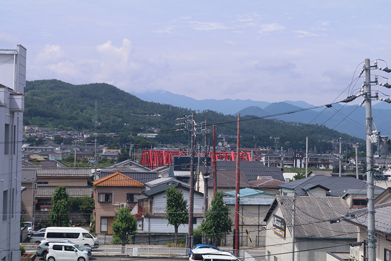 別所線　車窓