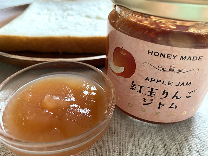 「生はちみつ食パン」「ハニーメイド 紅玉りんごジャム」
