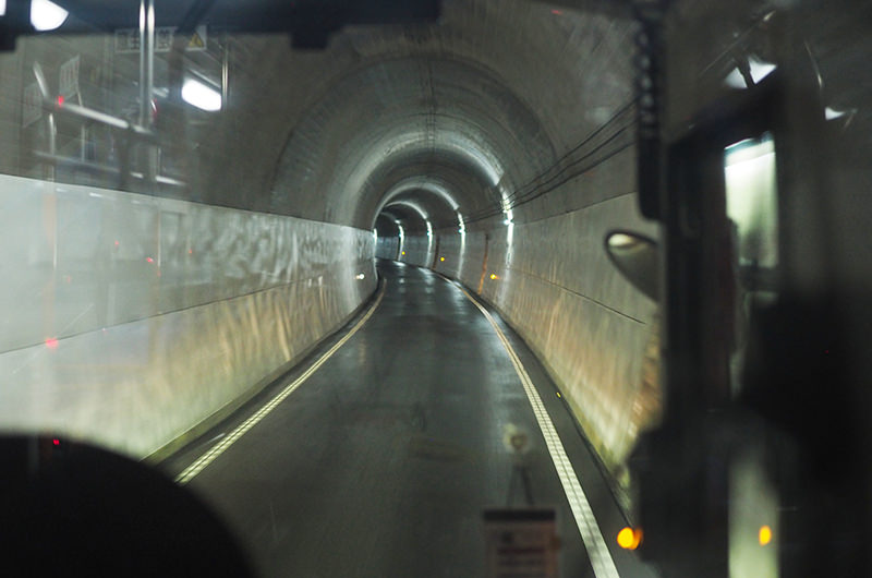 気仙沼線BRT　トンネル
