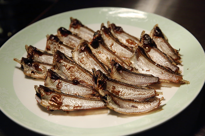 ハタハタの塩焼き