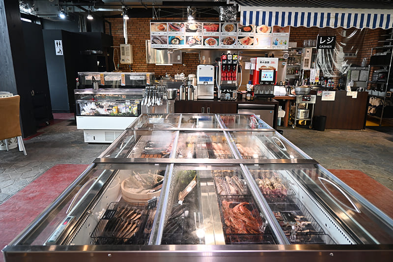 松島離宮 浜焼グリル離宮　店内