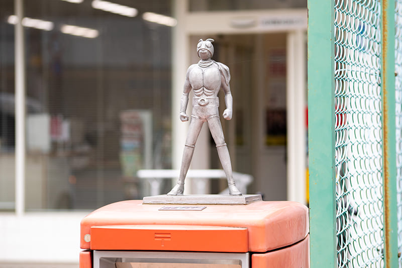 仮面ライダーの萬画ポスト