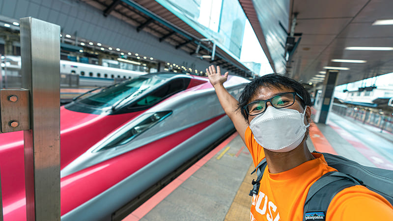 筆者　東京駅