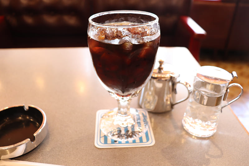 コーヒーショップギャラン　アイスコーヒー