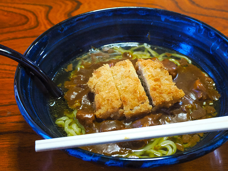 食堂おふくろ　カツカレーミックスラーメン