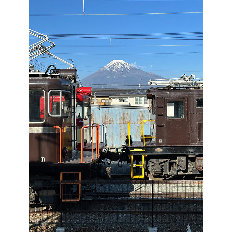 岳南富士岡駅　富士山ビュースポットからの景色
