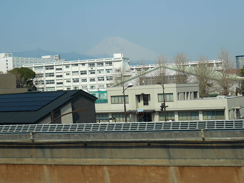 JR小田原駅〜JR三島駅間　車窓　富士山