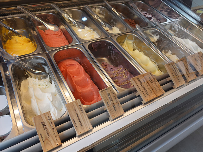 gelato en.　店内