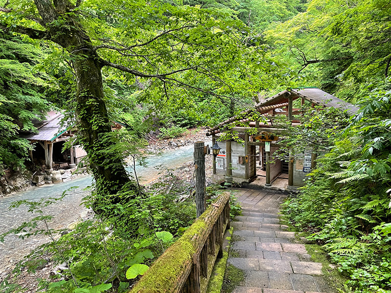 真湯（右側）女（目）の湯