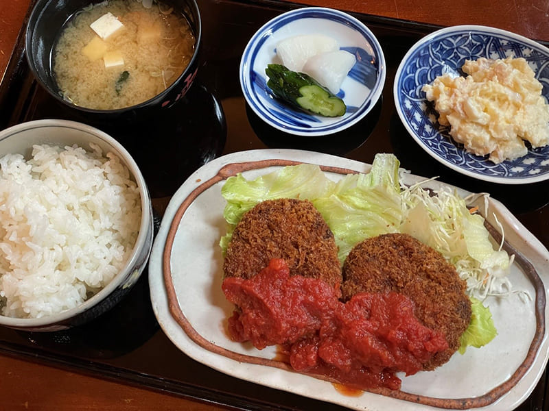 きたかみ風土　北上コロッケ定食