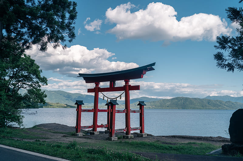 御座石神社　鳥居
