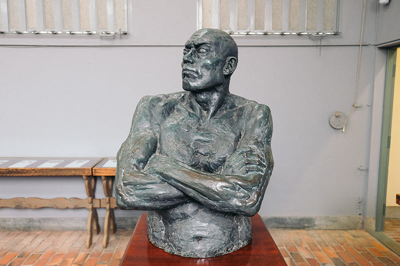作品名《文覚》　碌山美術館