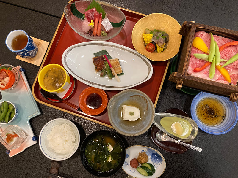 風雅の宿 長生館　夕食