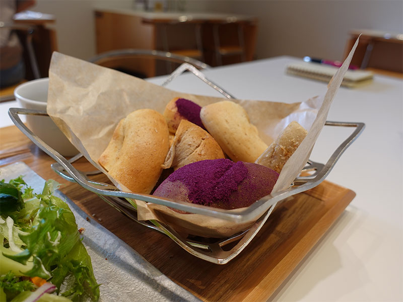 能作 カフェ「IMONO KITCHEN」ベーグル