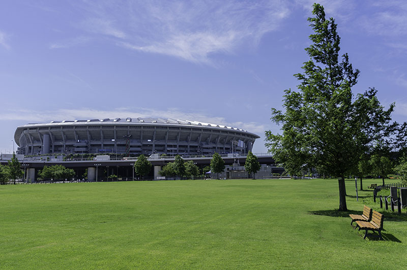 新横浜公園広場　写真提供：（公財）横浜市スポーツ協会