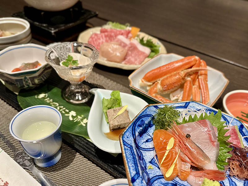 ゆのくに天祥の夕食