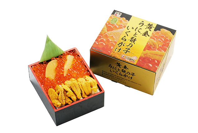 黄金うにと数の子いくらがけ