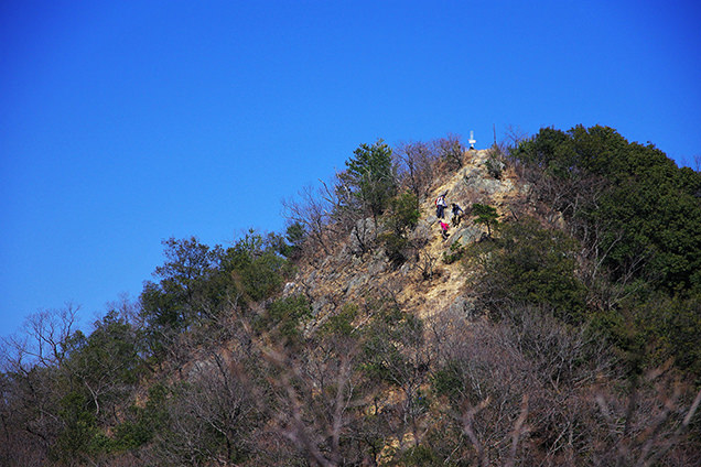 妙義山の頂