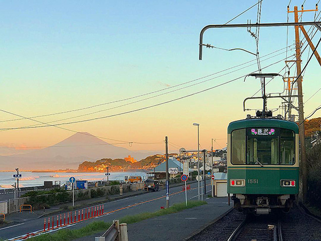 江ノ電　七里ヶ浜駅