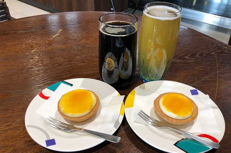 ビールのお供にはチーズタルトを