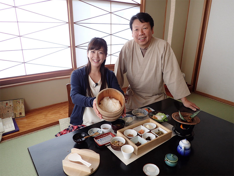 地元の食材を楽しめる食事