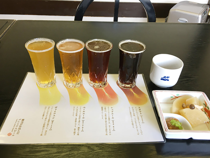 定番のビールを少量ずつ味わえるお得セット