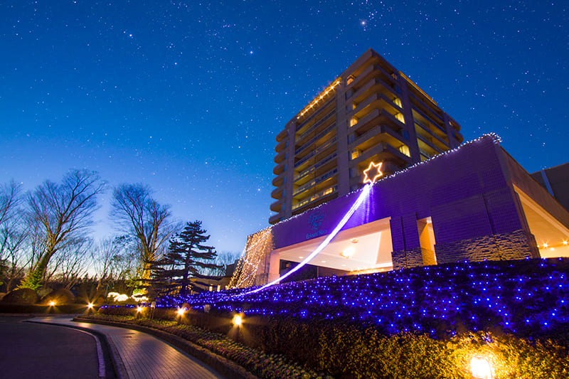 ホテルエピナール那須から見える星空（写真提供：ホテルエピナール那須）