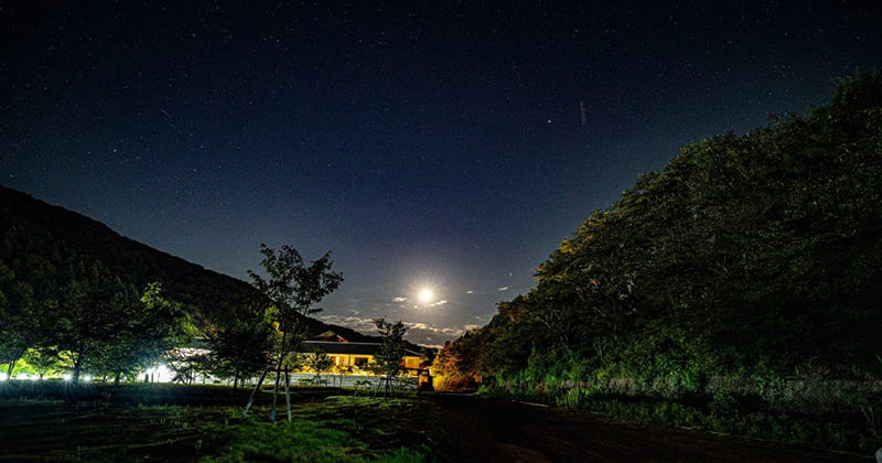 下田セントラルホテルから見える星空（写真提供：下田セントラルホテル）