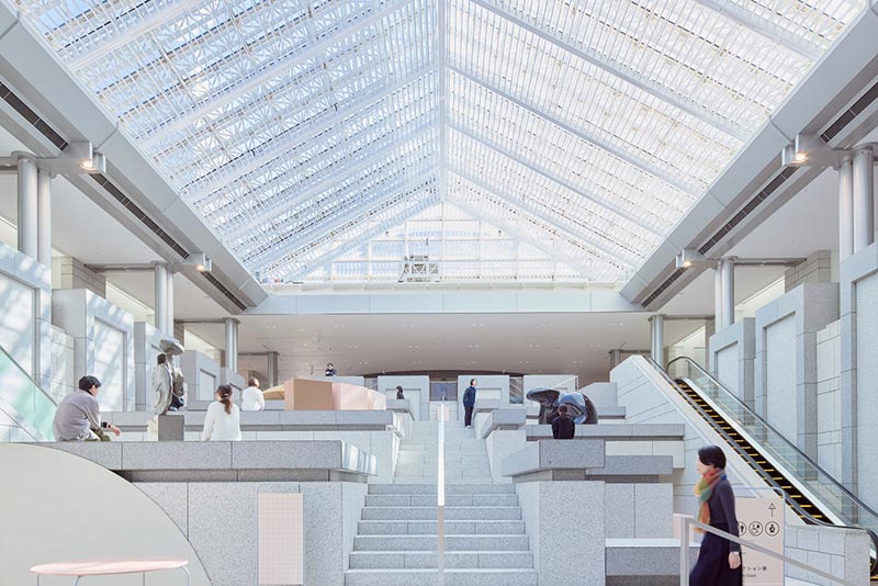 横浜美術館の「グランドギャラリー」（写真提供：横浜美術館　撮影：新津保建秀）。