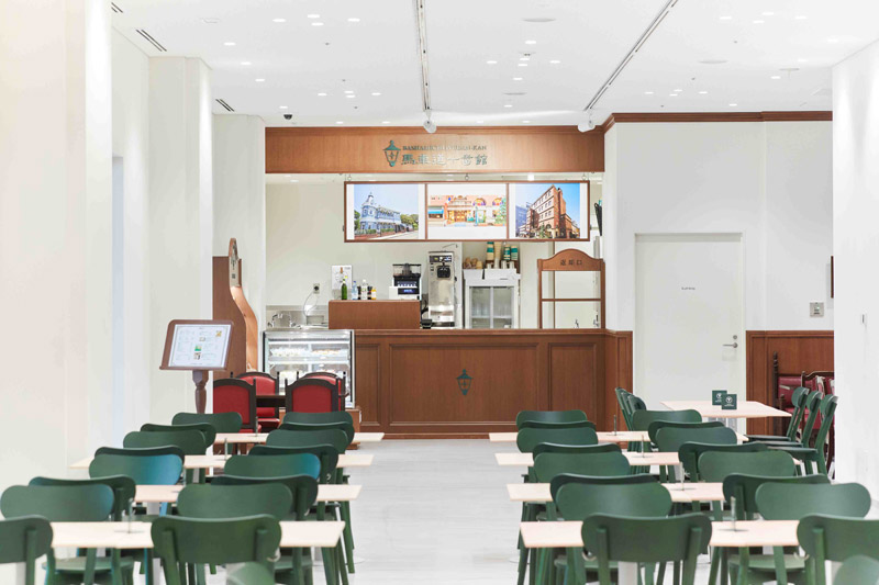 横浜美術館内のカフェ「馬車道十番館 横浜美術館 喫茶室」（写真提供：横浜美術館）。