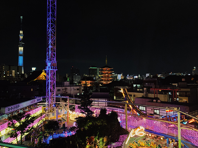 ルミヤシキからの夜景
