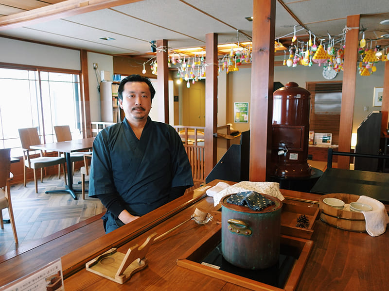 嵐渓荘 湯守 大竹啓五さん