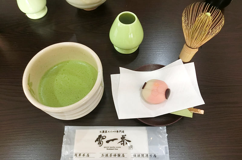 抹茶と上生菓子