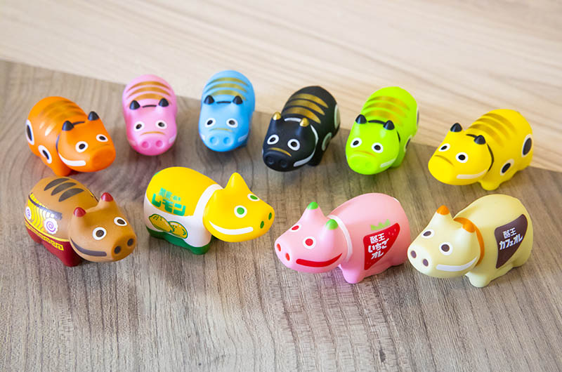 なちょすさまのお土産の赤べこ