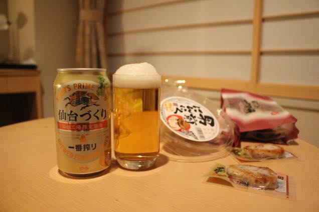 キリン一番搾り「仙台づくり」とおつまみ