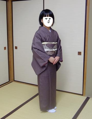 暇女　着物姿