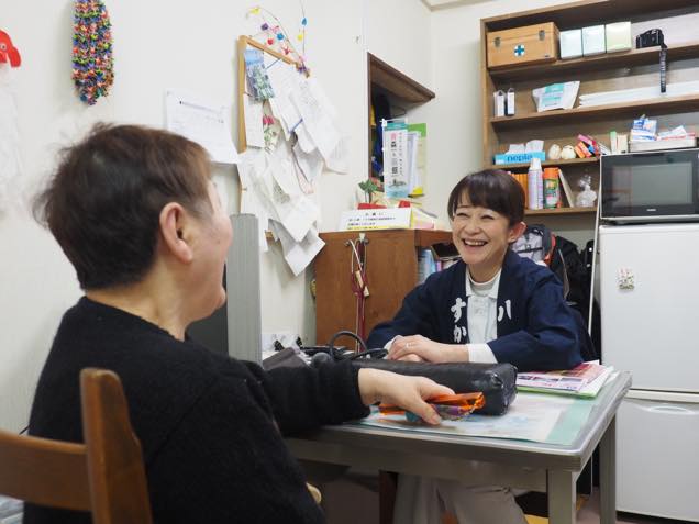 看護婦と相談