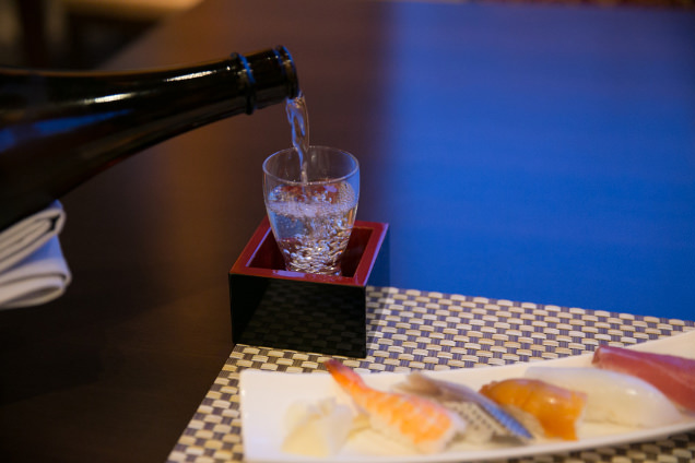寿司と日本酒