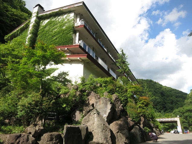横谷温泉旅館の外観