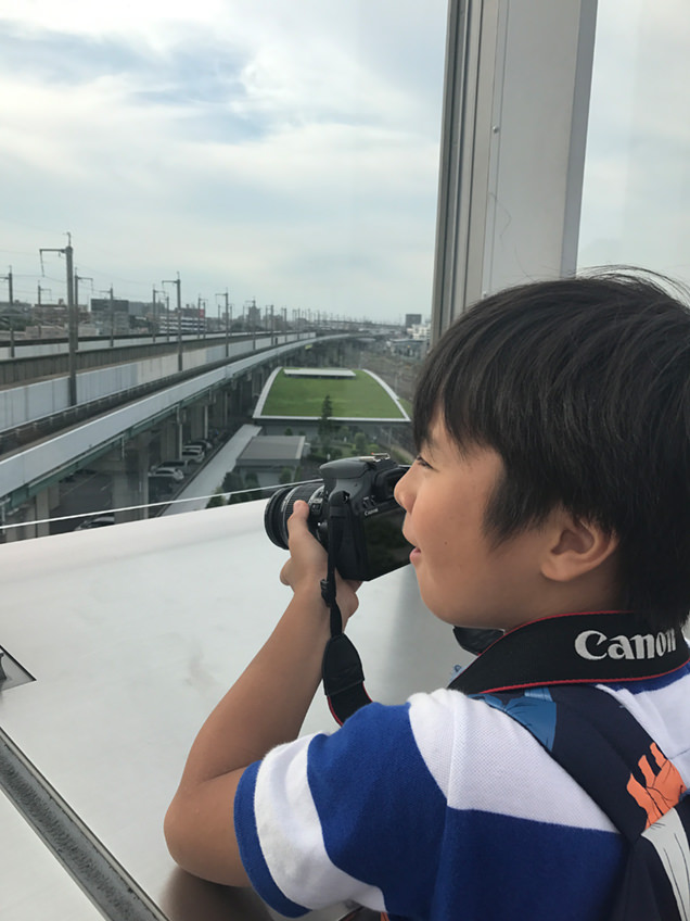 鉄道博物館　パノラマデッキ