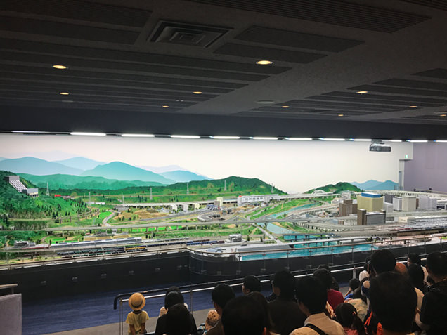 鉄道博物館　鉄道ジオラマ