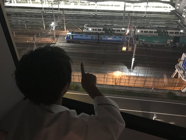 ホテルメトロポリタンさいたま新都心　客室からの眺め　夜