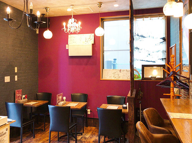 Cafe patina　店内