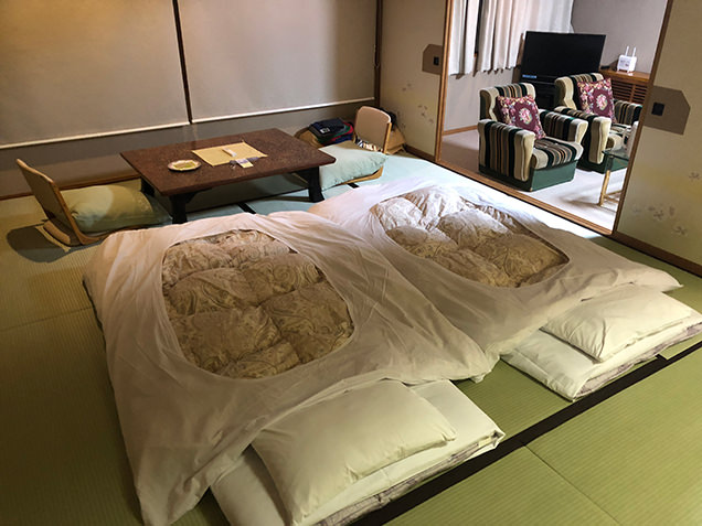 赤倉ホテル　客室　布団