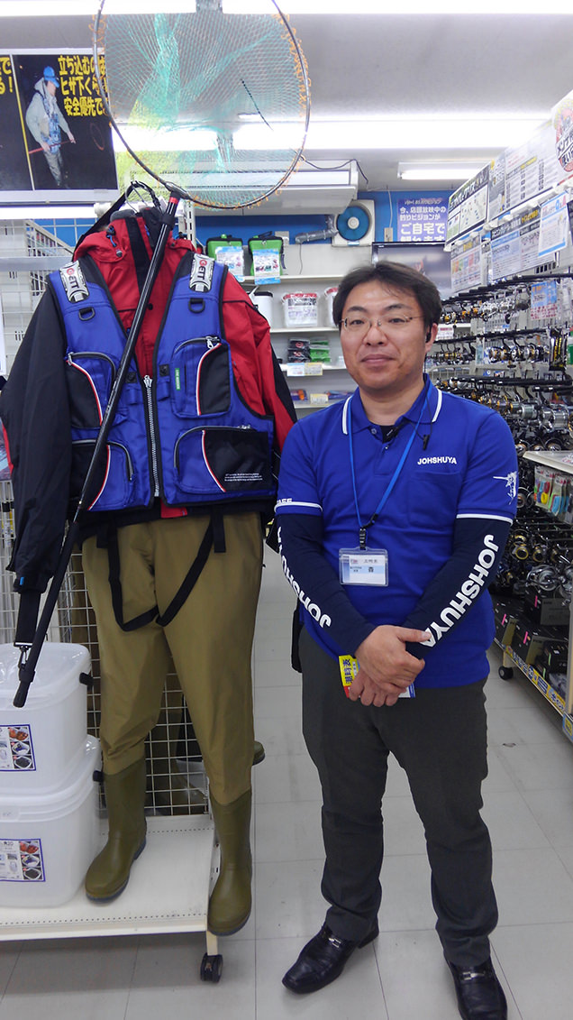 つり具の上州屋 富山千代田店　店長森さん