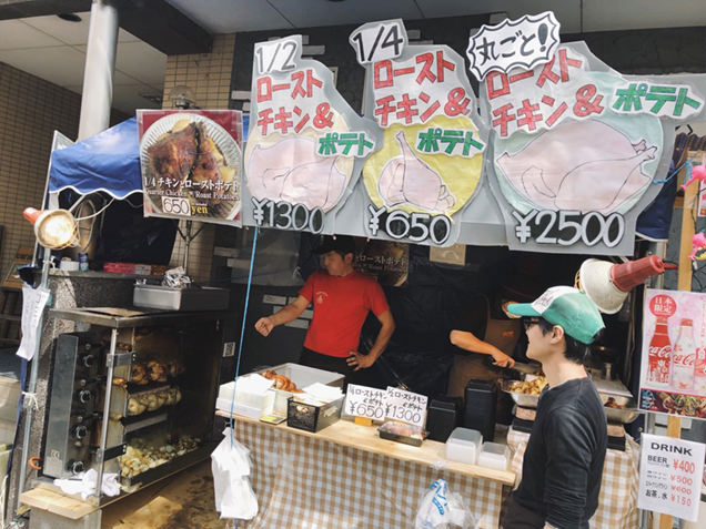 目黒川周辺　屋台