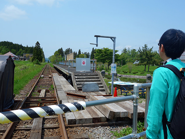 道南トロッコ鉄道　線路
