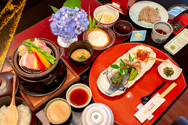 悠湯里庵 昼食